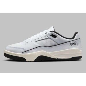 DS Nike Air Jordan Flight Court White Black Sail Nby HF3255-100 Mens Size 13